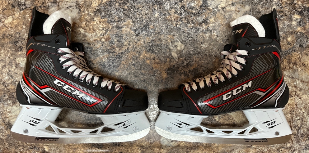New CCM Senior Size 12 JetSpeed FT360 Hockey Skates