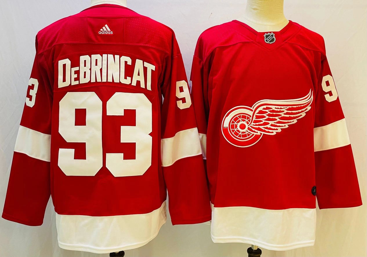 Alex Debrincat Detroit Red Wings Jersey for Ice Hockey Throwback Vintage Size 60