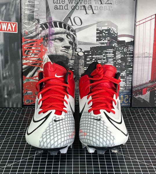 Nike Vapor Edge Elite 360 2 Football Cleats Red/White DA5457  display picture 3