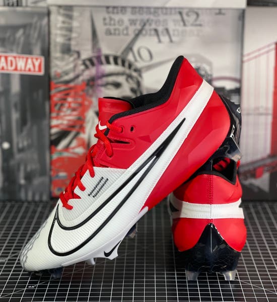 Nike Vapor Edge Elite 360 2 Football Cleats Red/White DA5457  display picture 2