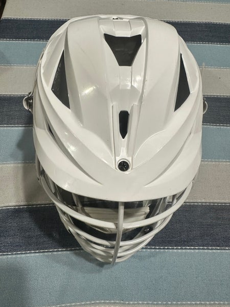 Used  Cascade White  XRS Helmet