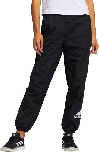 adidas Women's Fashion High-Waisted Woven Track Pant XL Black S21AAW711D