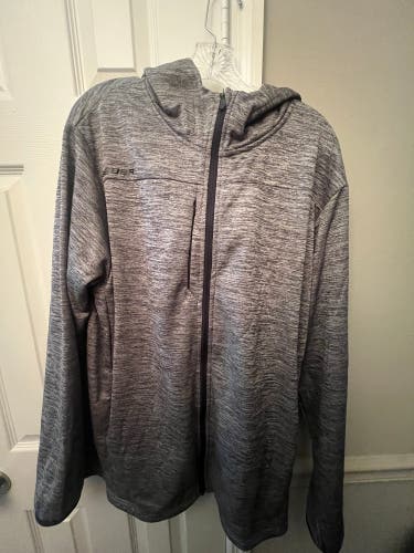 Gray New XXL Bauer Full Zip Hoodie