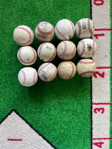 Used Assorted baseballs