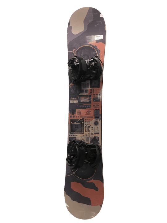 Used Dc Shoes Feel The Base 155 Cm Men's Snowboard Combo