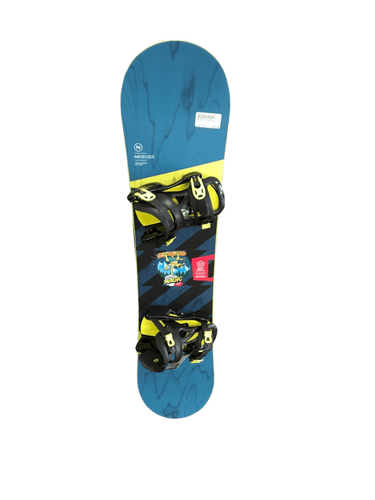 New Nidecker Micron Magic 110 Cm Boys' Snowboard Combo