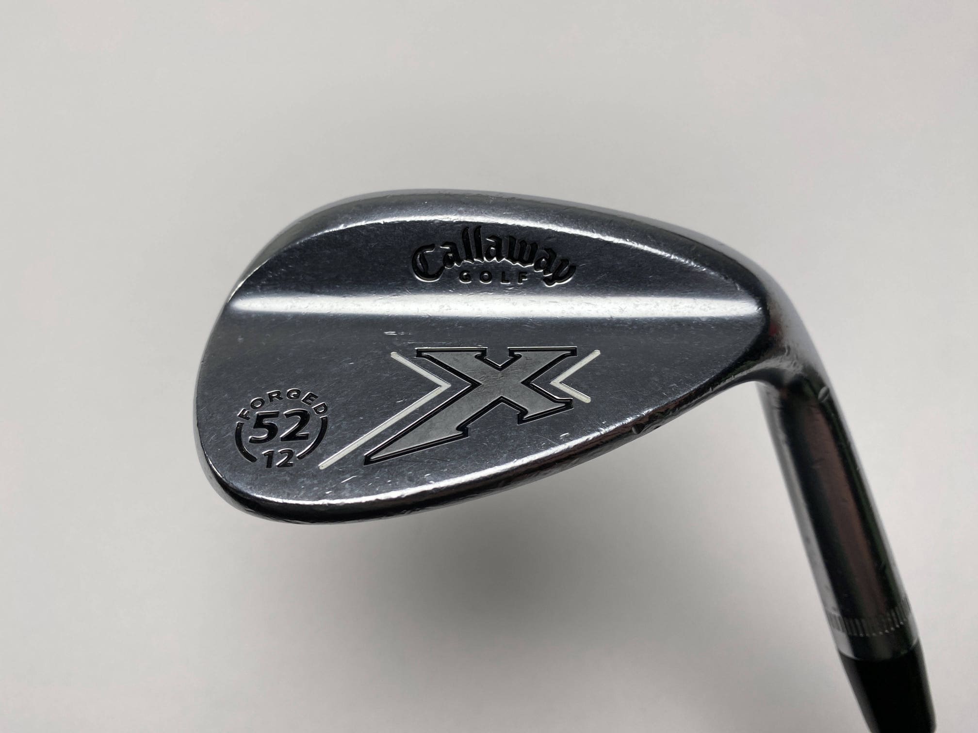 Callaway X Forged Chrome 52* 12 Bounce Wedge Steel Mens RH Midsize Grip
