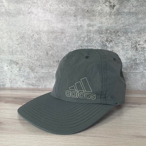 Gray Adidas running hat
