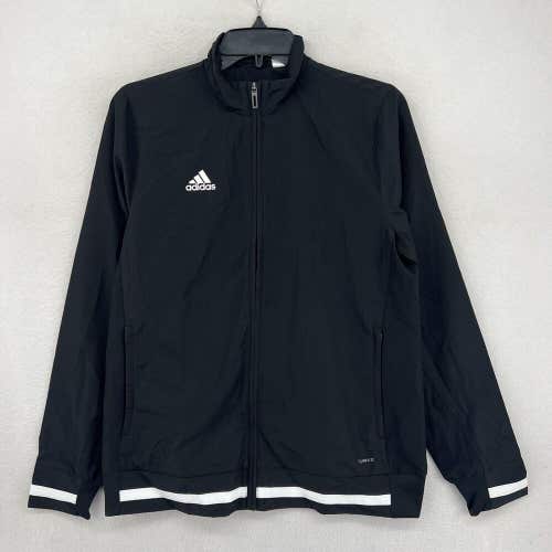 Adidas Womens Team 19 Woven DW6874 Size Small Black White Track Jacket NWT