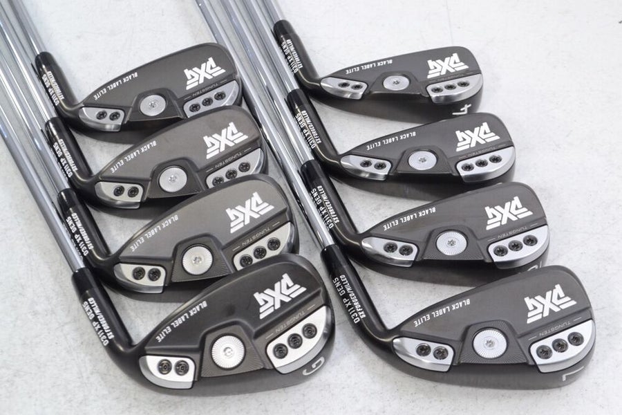 PXG 0311 XP Gen5 Black Label Elite 4-W,GW Iron Set Right Stiff Steel # 169744