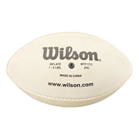 Wilson WTF1173 7-9 LBS Full Size White Football New