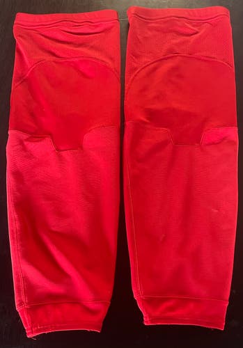 Red Used Large Adidas Pro Stock Socks