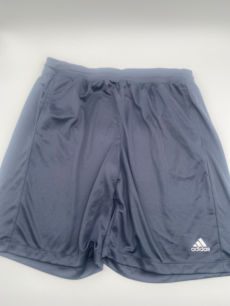 New Gray Adidas Climalite Shorts Med, Large Or XL