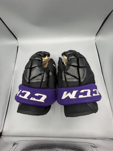 Rare Black/Purple CCM 14” HGP14 pro stock gloves