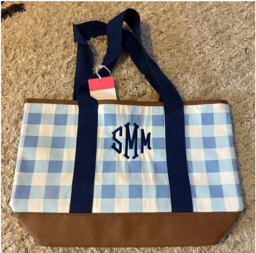 Brand New With Tags Monogrammed Tote