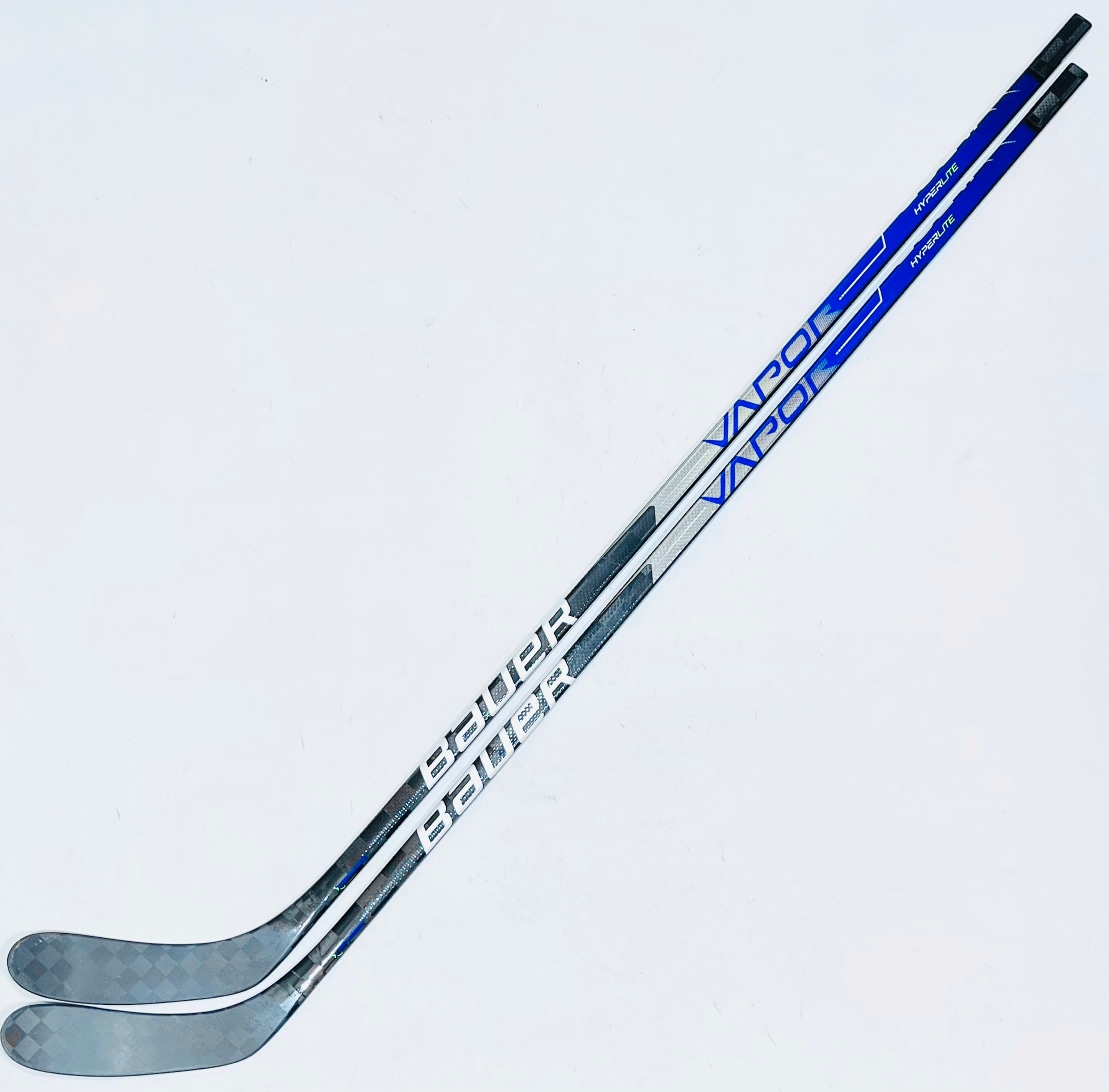 New 2 Pack Custom Blue Bauer Vapor Hyperlite Hockey Stick-RH-Kucherov Pro Curve-95 Flex