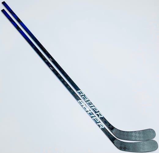New 2 Pack Custom Blue Bauer Nexus GEO (2N Pro Build) Hockey Stick-LH-82 Flex-P92