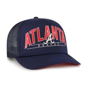 2024 ATLANTA BRAVES NAVY BACKHAUL 47 TRUCKER FM MESH SNAPBACK HAT