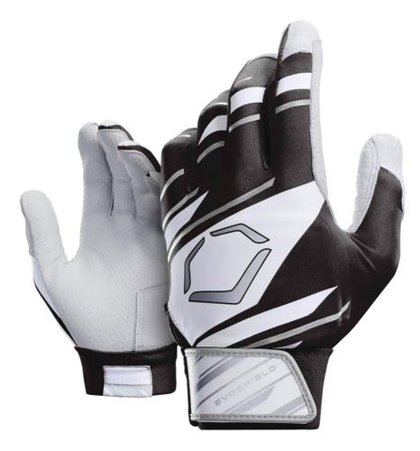 EvoShield Youth Small SPEED STRIPE GEL TO SHELL Batting Gloves BLACK/WHITE/GRAY -WTV2045141003S