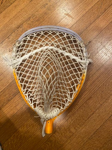 Ecd impact lacrosse goalie head strung and Coustom dyed