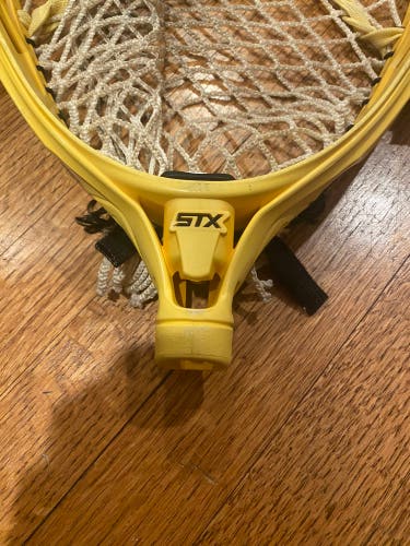 Stx eclipse 2 lacrosse goalie head strung and custom dyed  