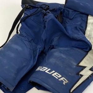 Used Royal Blue Bauer Nexus Custom Pro Pants | Senior Large | Tampa Bay Lightning | T156