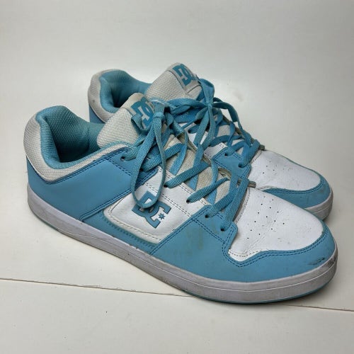 DC Shoes Cure Skateboard Shoe Sneaker Baby Powder Blue White Men's Sz 12