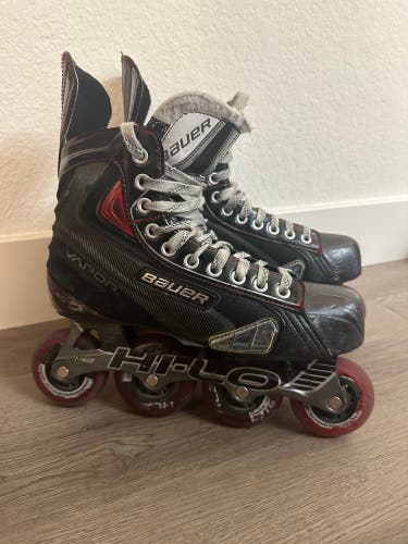 Used Bauer Regular Width Size 8.5 Vapor X50R Inline Skates