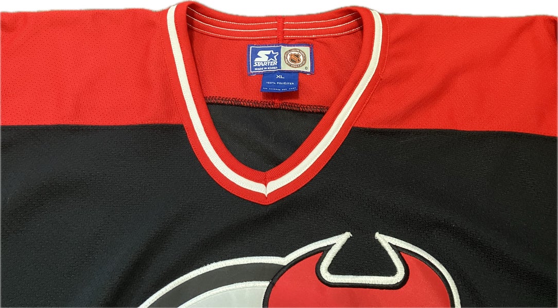 New Jersey Devils Fashion STARTER NHL Hockey Jersey Size XL 
