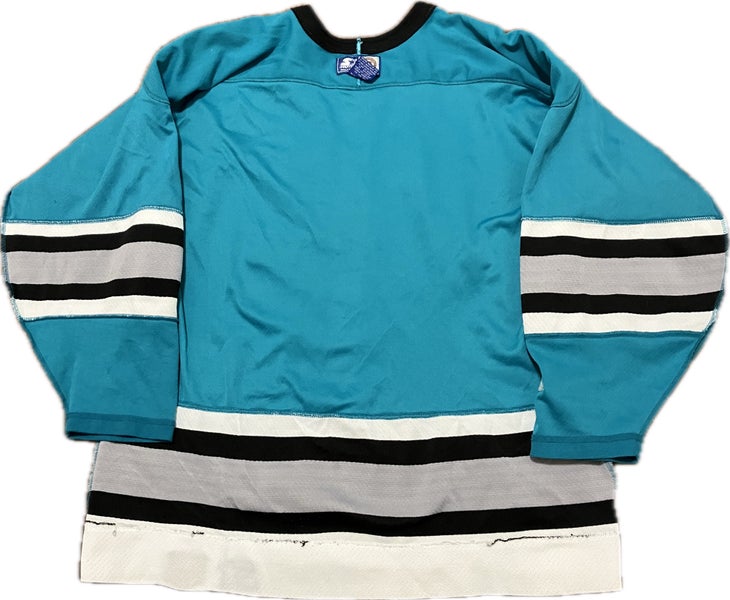 San Jose Sharks Vintage 90’s Blank Starter NHL Hockey Jersey Size L