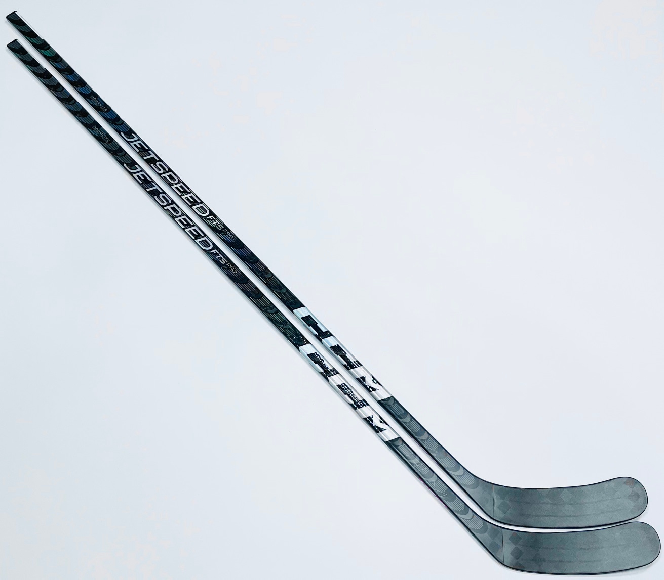 New 2 Pack Silver CCM Jetspeed FT5 Pro (Trigger 7 Pro Build) Hockey Stick-LH-75 Flex-P90M