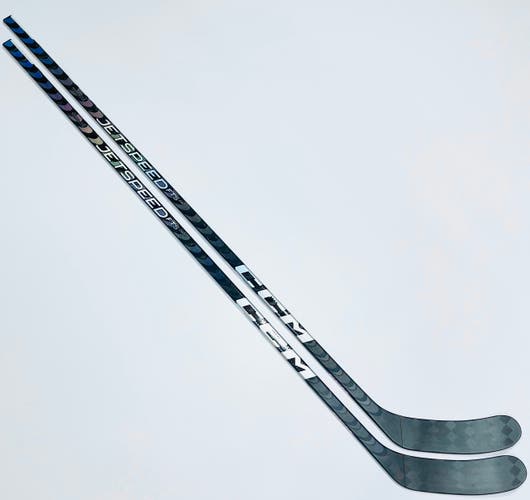 New 2 Pack Silver CCM Jetspeed FT5 Pro Hockey Stick-LH-75 Flex-P28M-Grip W/ Corner Tactile