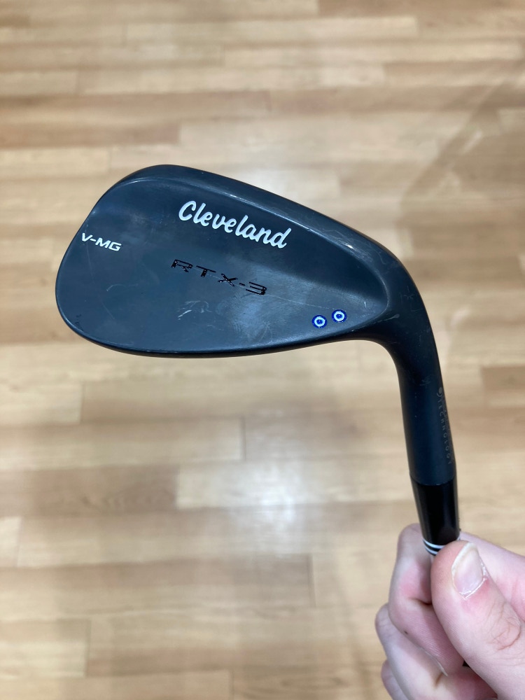 Used Men's Cleveland RTX-3 Black Satin Right Handed 60 Degree Wedge