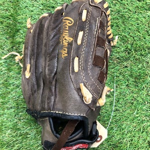Used Rawlings Highlight Series Right Hand Throw Pitcher's Baseball Glove 11.5"