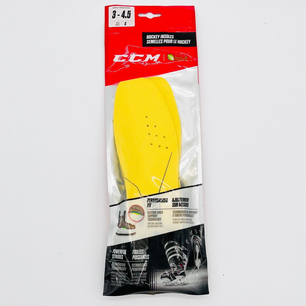New CCM Orthomove Insoles-3-4.5