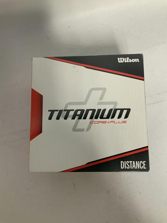 Used Wilson Titanium Core+plus Golf Balls