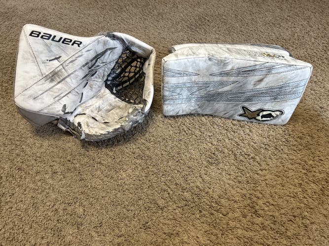 Used Bauer Vapor 3x Glove With Brian’s G-Netik Blocker