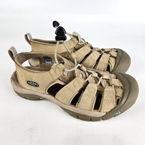 KEEN Newport H2 Women's Size: 7 Tan Leather Waterproof Sport Sandals Shoes