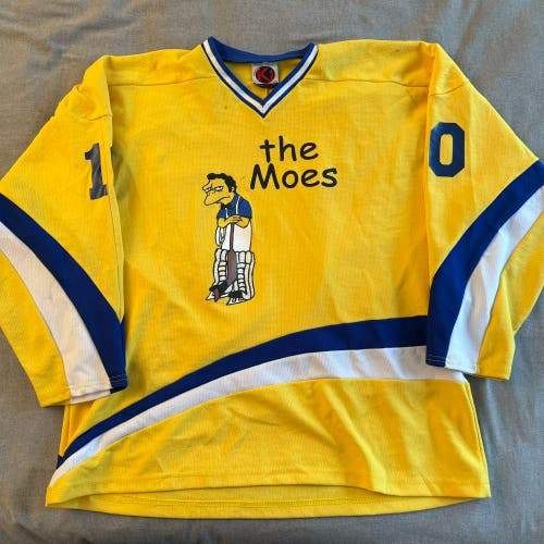 The Moes Simpsons themed hockey jersey XXL