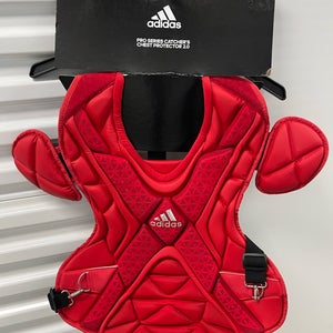 ADIDAS PRO SERIES CHEST PROTECTOR CATCHERS S99089 RED SIZE 17