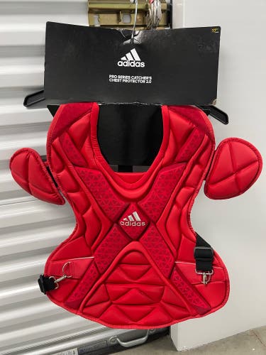 ADIDAS PRO SERIES CHEST PROTECTOR CATCHERS S99089 RED SIZE 17