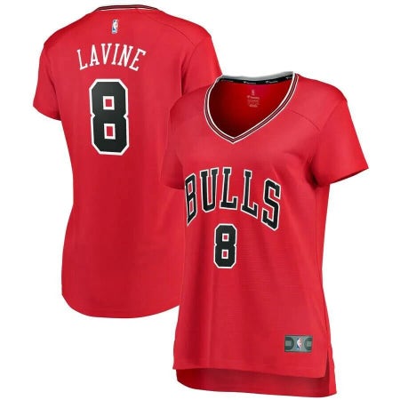 Chicago Bulls Zach Lavine Basketball Jersey Womens XXL 2XL Fanatics NBA Replica
