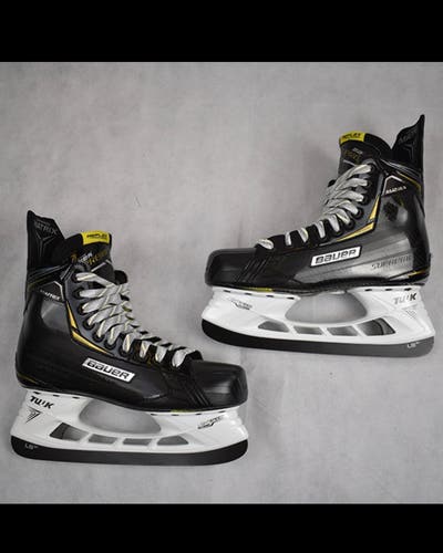 Senior Bauer Supreme S29 Hockey Skates with Matrix Upgrades (read description)
