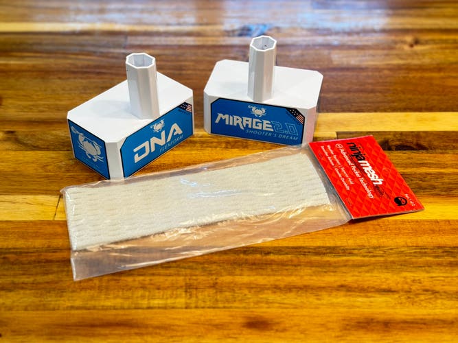 ECD Lacrosse Head Stands w/ FREE pack of Ninja Mesh