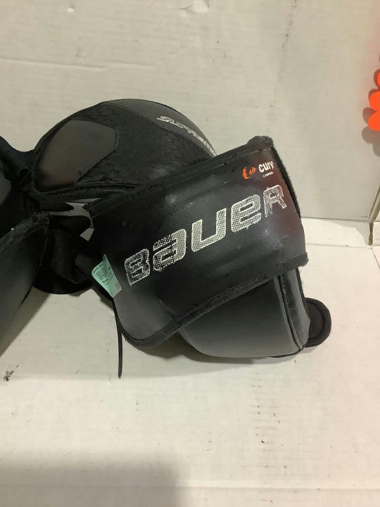Used Bauer Goalie Elbow Pads Lg Hockey Elbow Pads