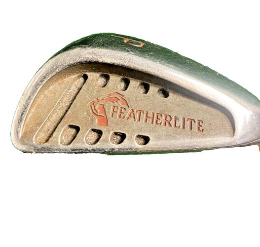 Featherlite Pitching Wedge Dave Pelz Golf RH Regular Steel 35" Good Vintage Club