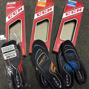 NEW! CCM Custom Support Insoles - High Arch : For Skate Sizes 12-13