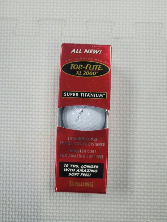 Used Top Flite Super Titanium Golf Balls