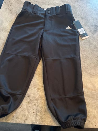 Black New XS Adidas Game Pants