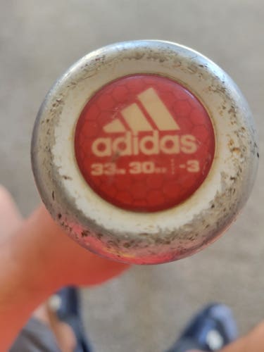 Used BBCOR Certified Adidas Composite Aero Burner Comp Bat (-3) 30 oz 33"